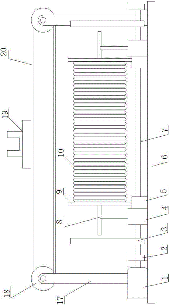 Long-distance underground passage wiring mechanism and wiring method thereof