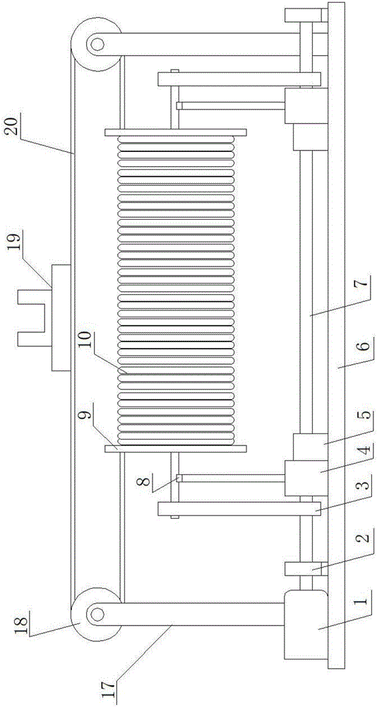 Long-distance underground passage wiring mechanism and wiring method thereof