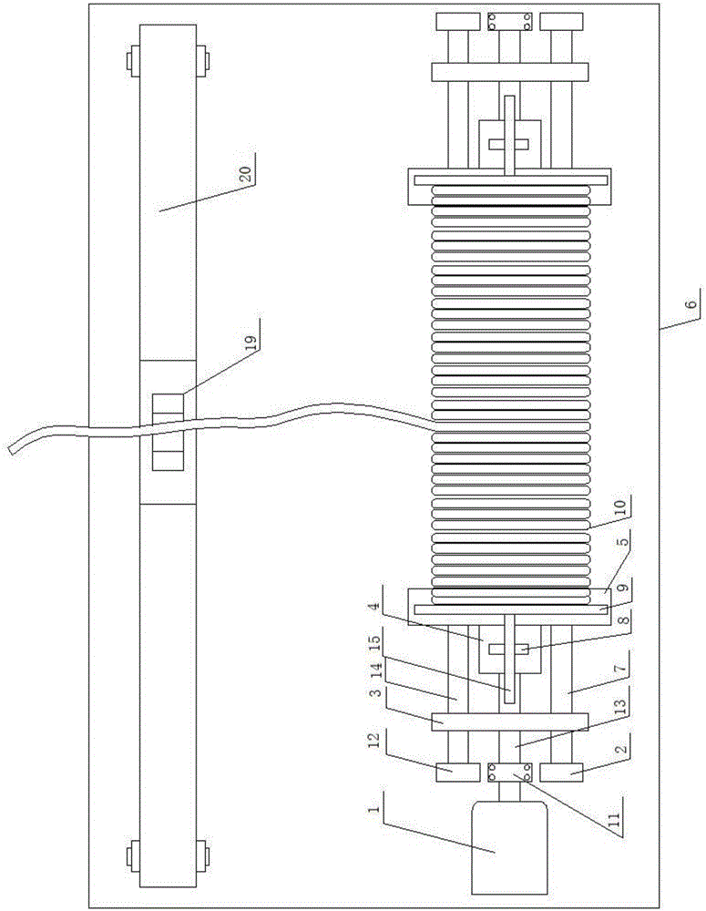 Long-distance underground passage wiring mechanism and wiring method thereof