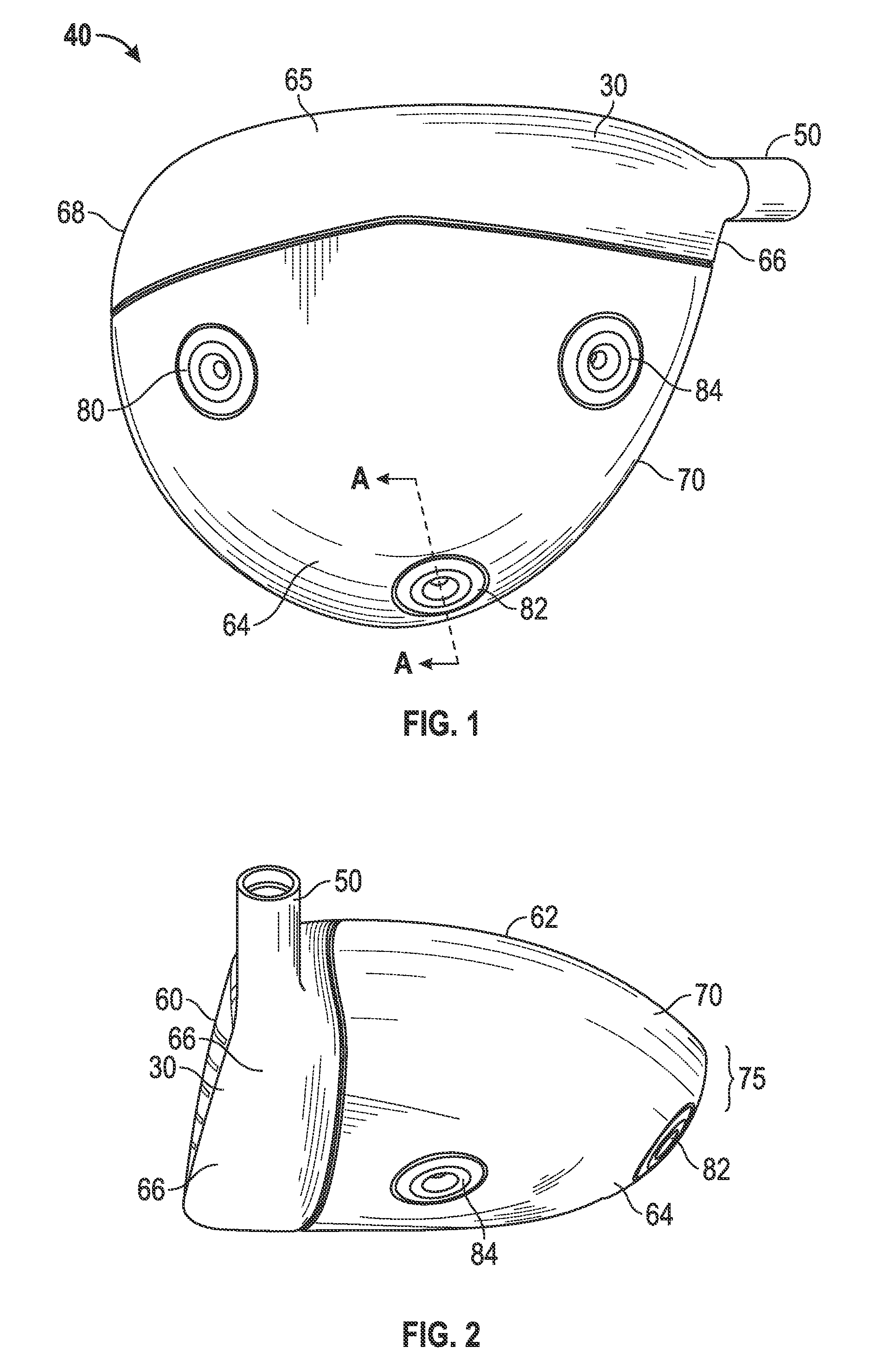 Golf club head with composite weight port