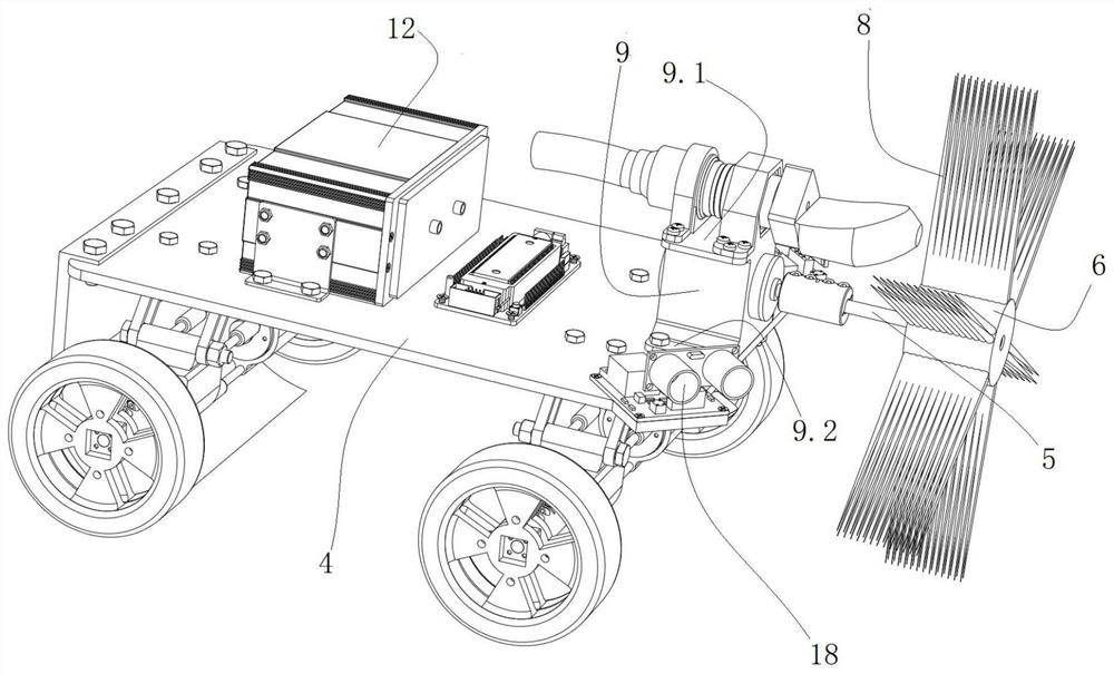 A pipeline robot and its cleaning method