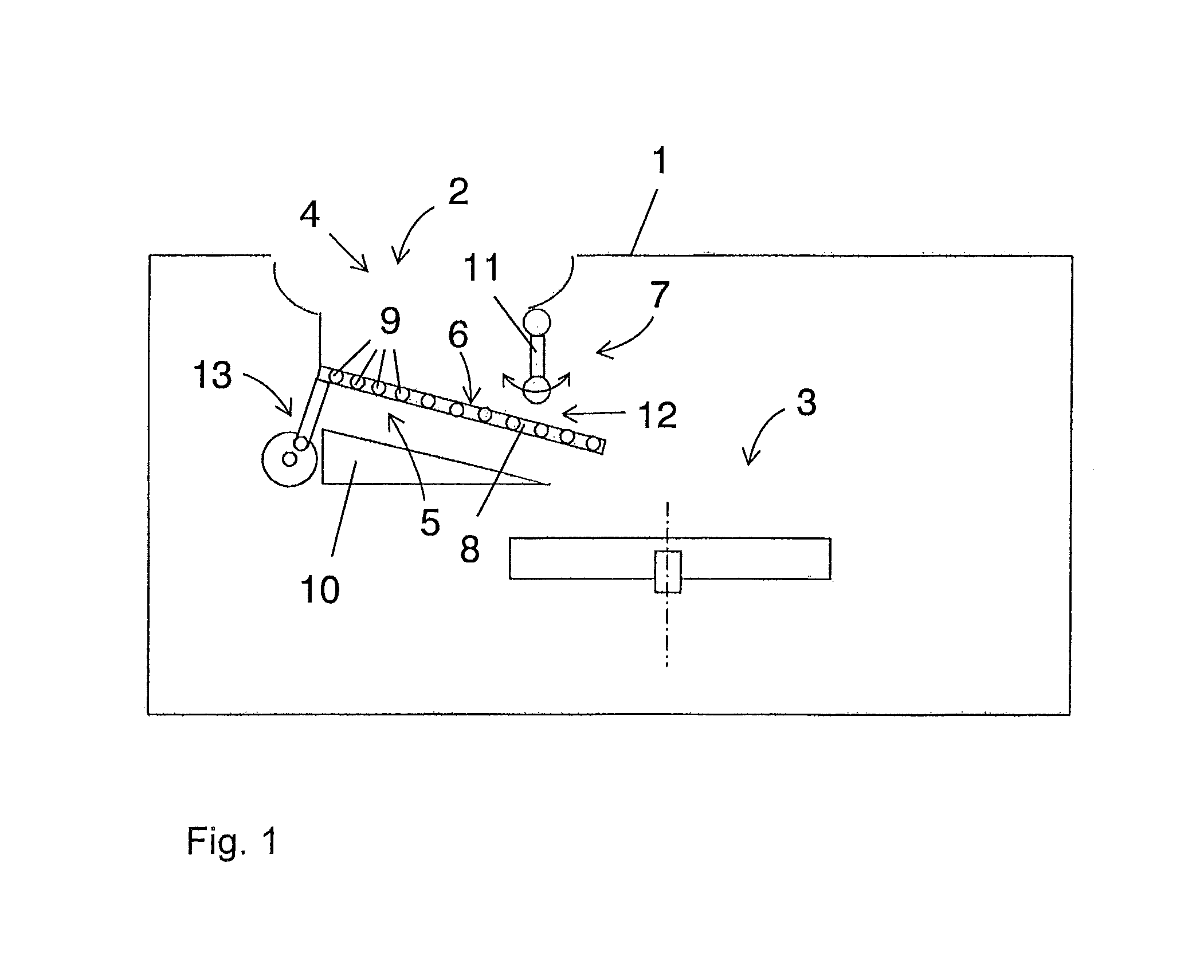 Device for receiving coins