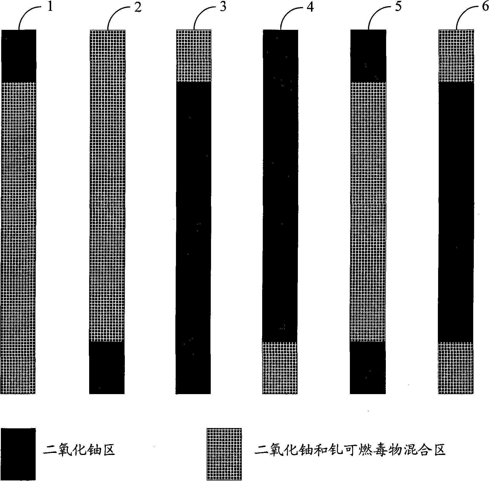 Nuclear fuel rod, nuclear fuel component and nuclear reactor core