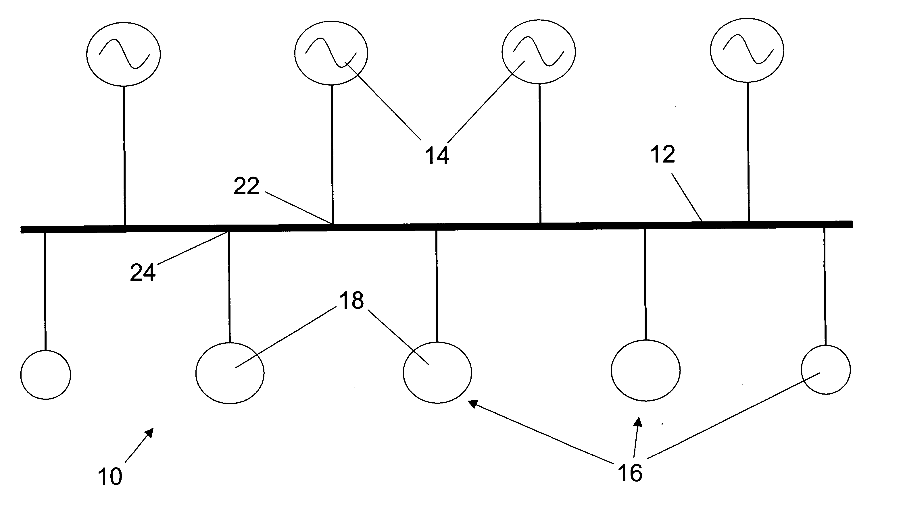 Stand-alone electrical system for large motor loads