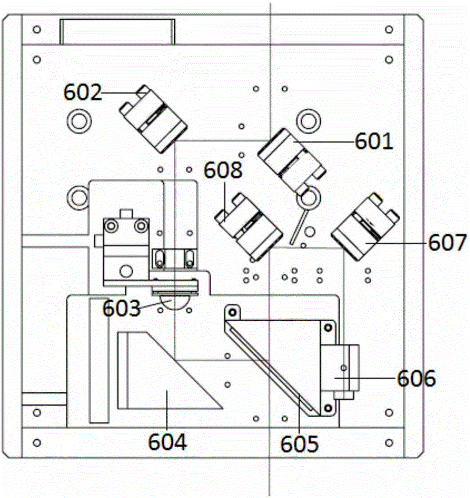 Accessory combined type terahertz time-domain spectroscopy system