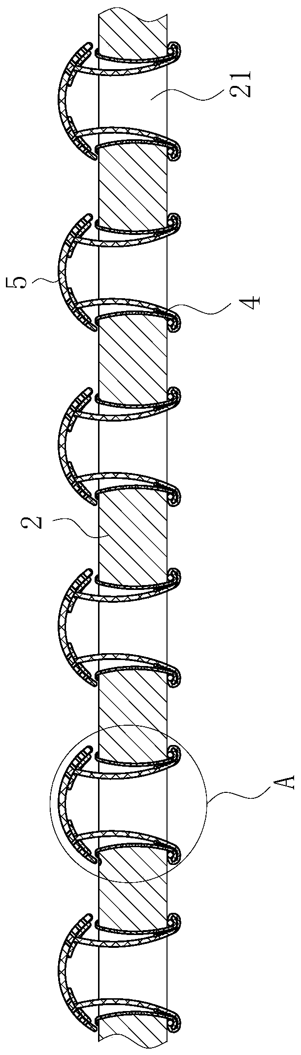 Plate type fractionation tower