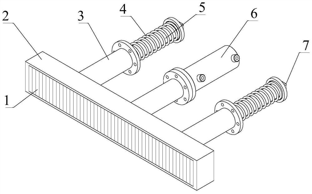 Eddy current braking device and braking method thereof