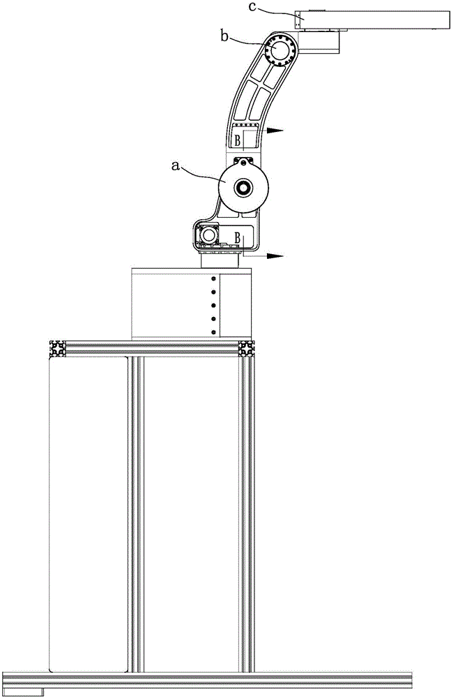 Reducer anti-torque structure of medical robot