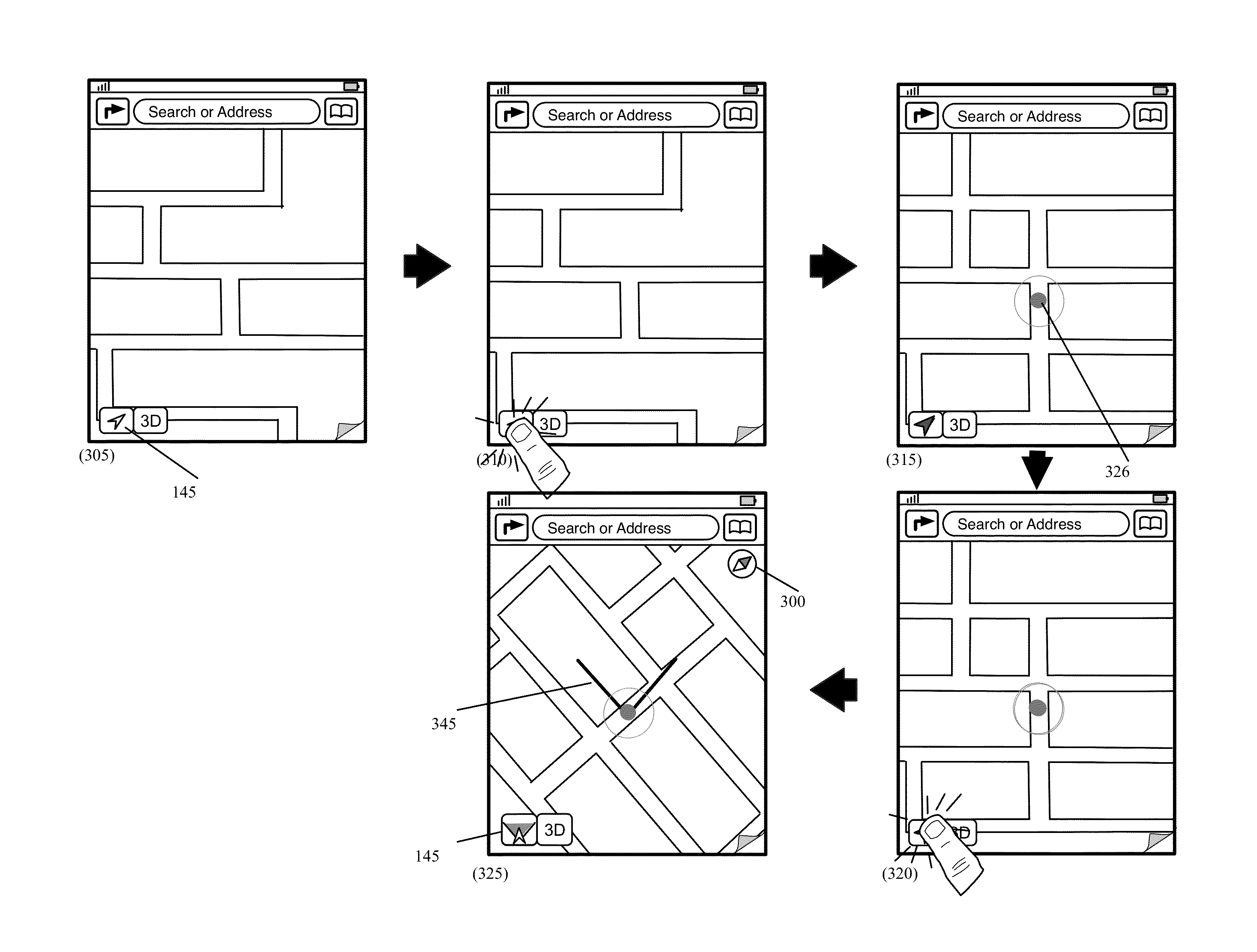 Integrated mapping and navigation application