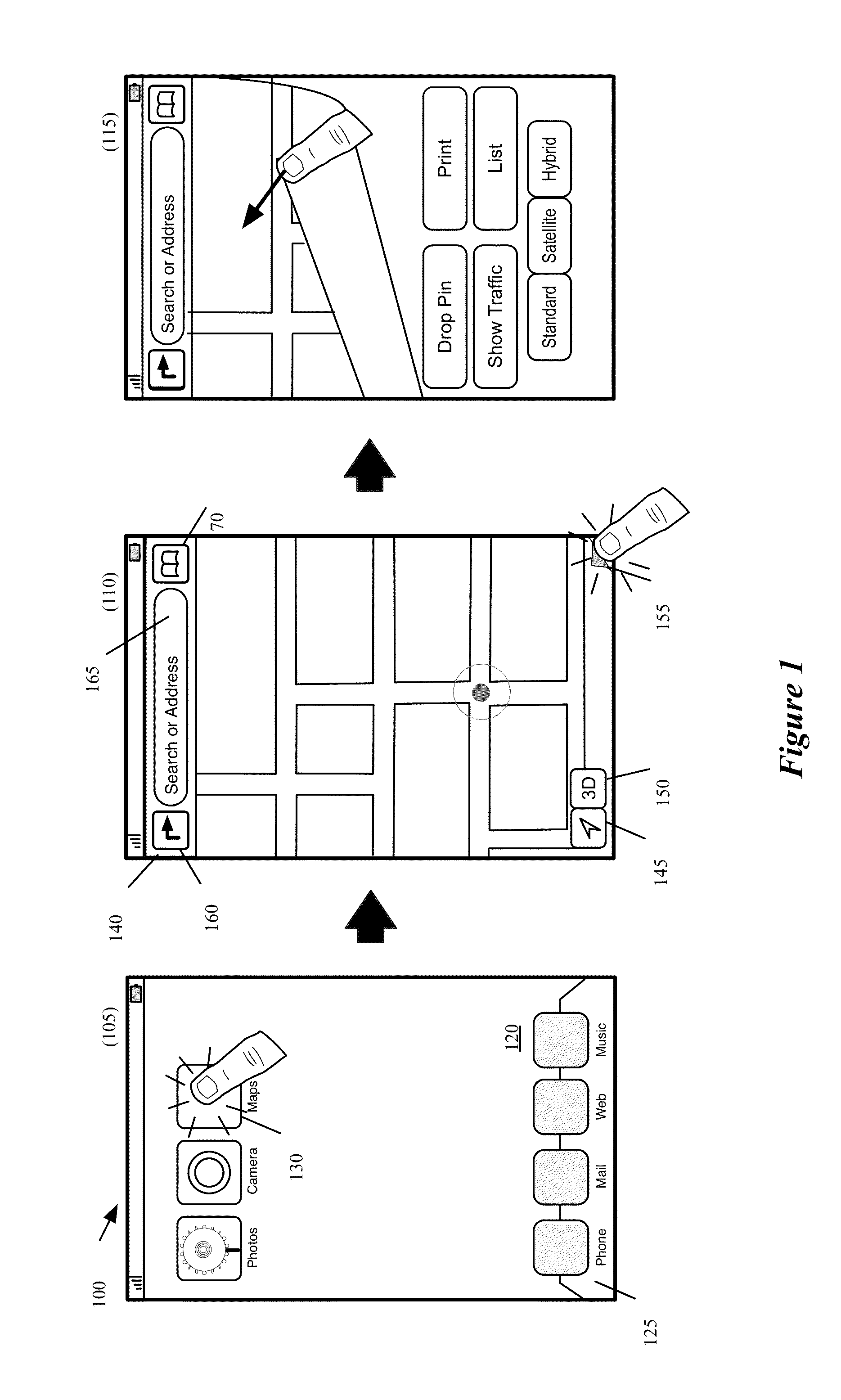 Integrated mapping and navigation application