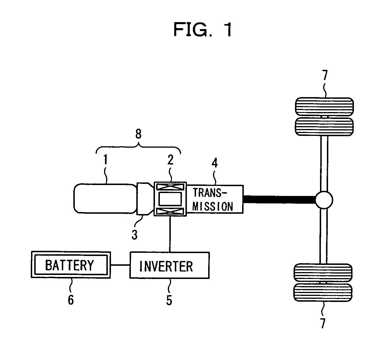 Gear shift control apparatus for a hybrid vehicle