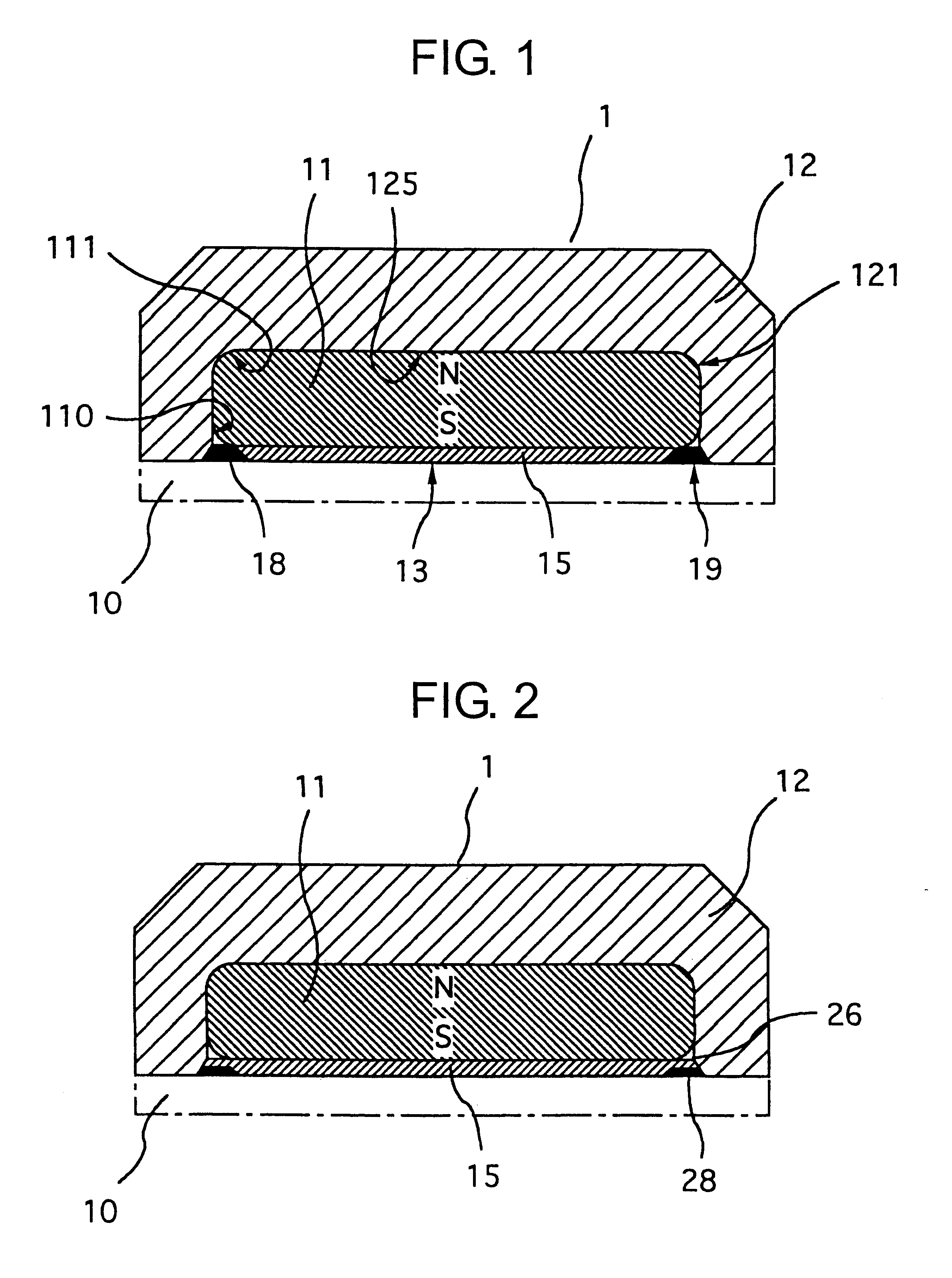 Dental magnetic attachment