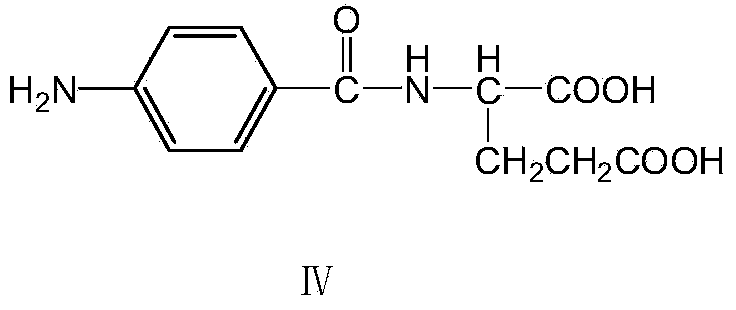 Environment-friendly preparation method of synthetic folic acid