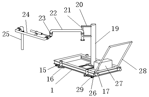 Multifunctional crane pipe moving device