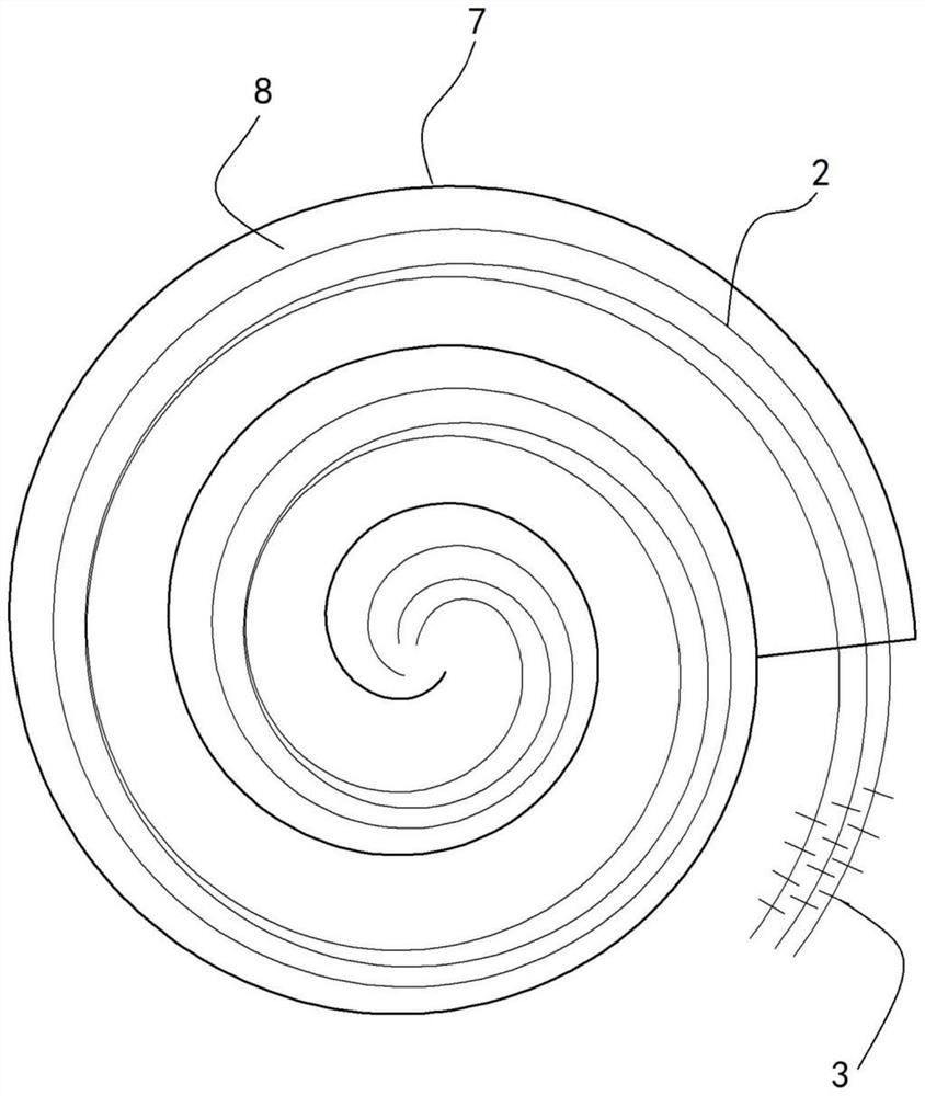 Tube cavity cleaning scraper