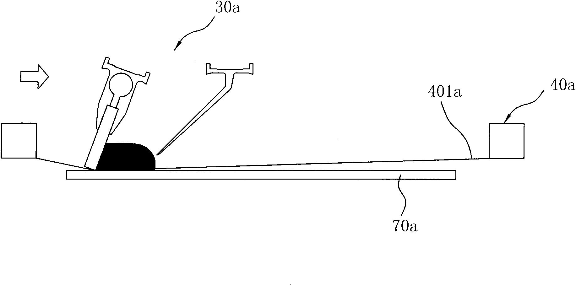 Non-contact screen printing method and non-contact screen printing equipment