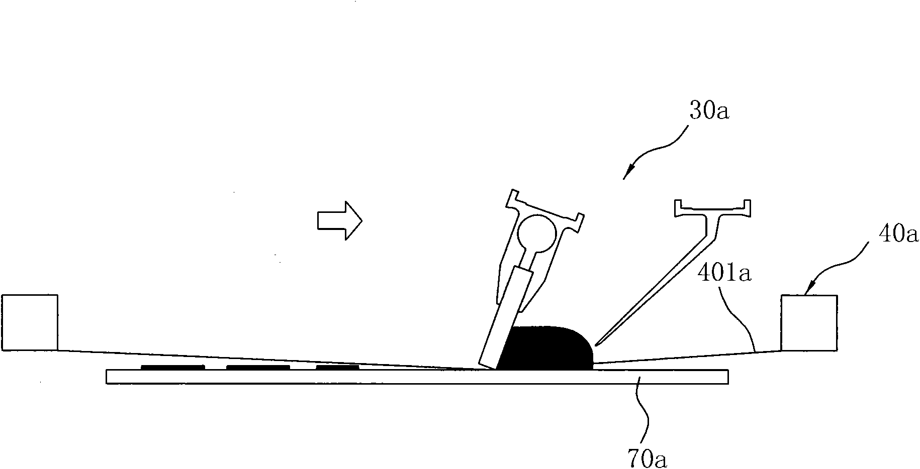 Non-contact screen printing method and non-contact screen printing equipment