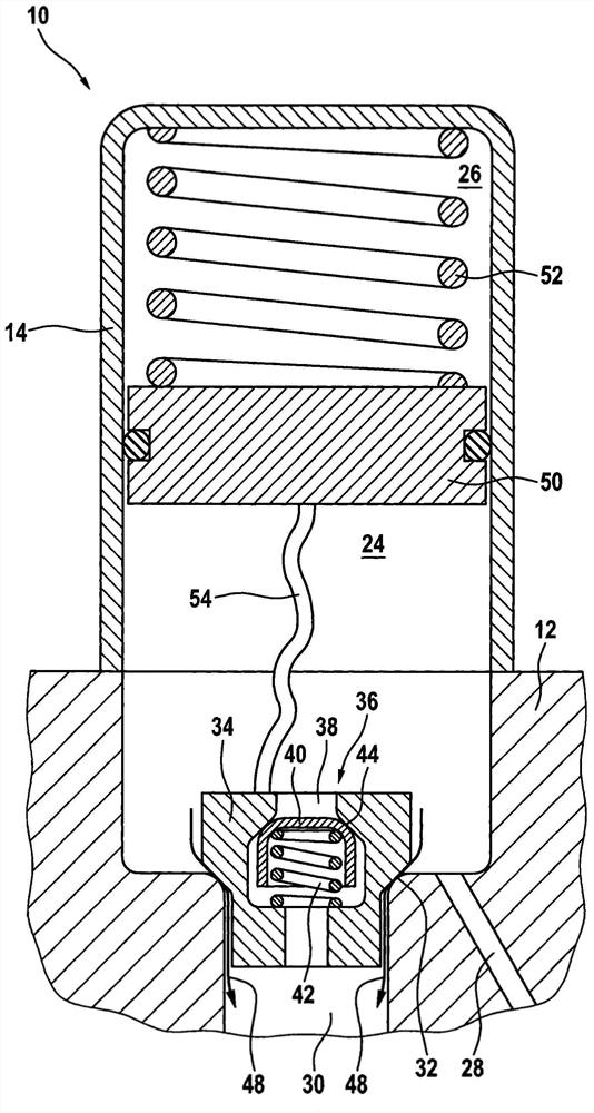 Buffer device with buffer chamber for hydraulic assembly of vehicle brake system