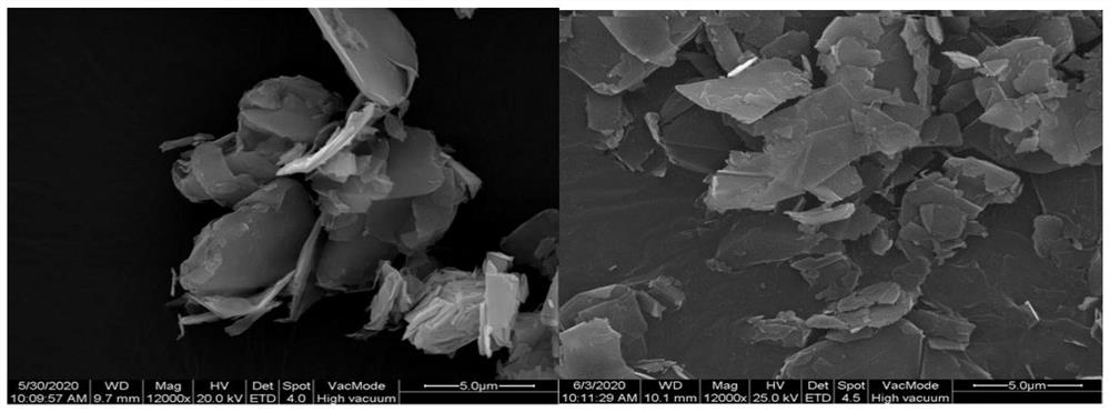 Preparation method of functionalized graphite flake compound