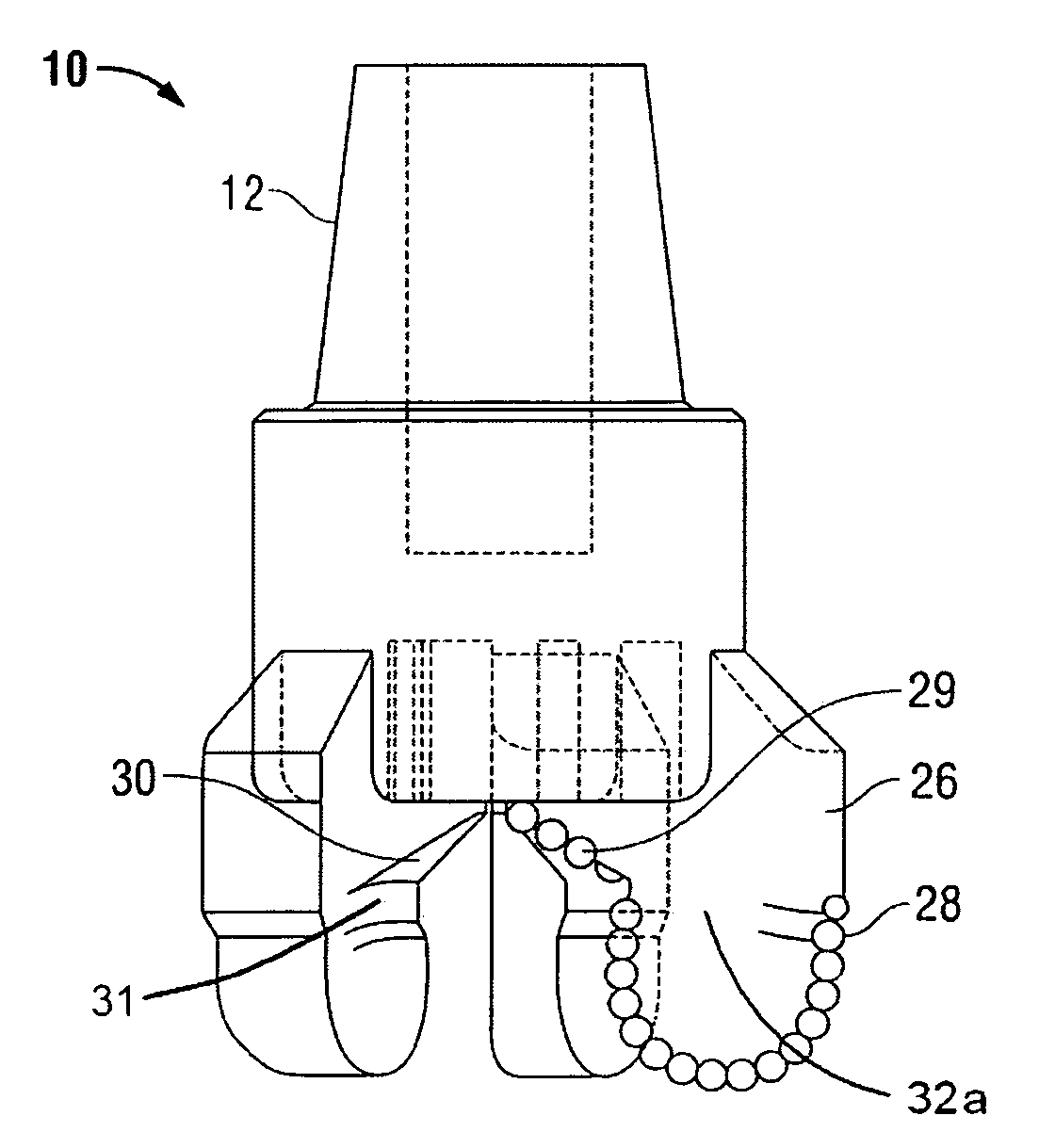 Combination coring bit and drill bit using fixed cutter PDC cutters