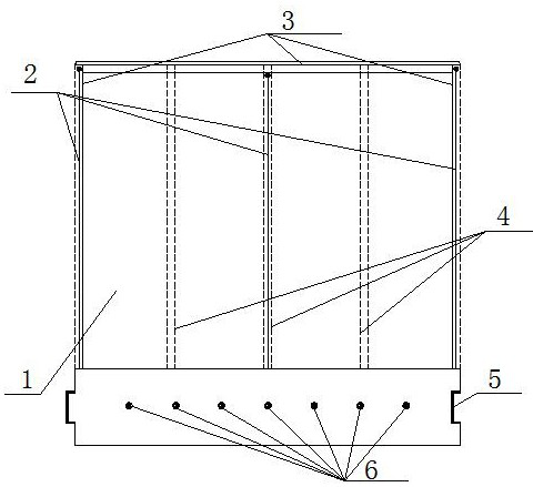 A hydraulic self-stabilizing underwater construction cofferdam