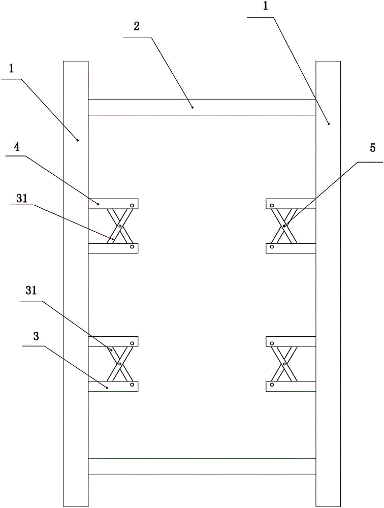 Auxiliary cabinet mounting rack