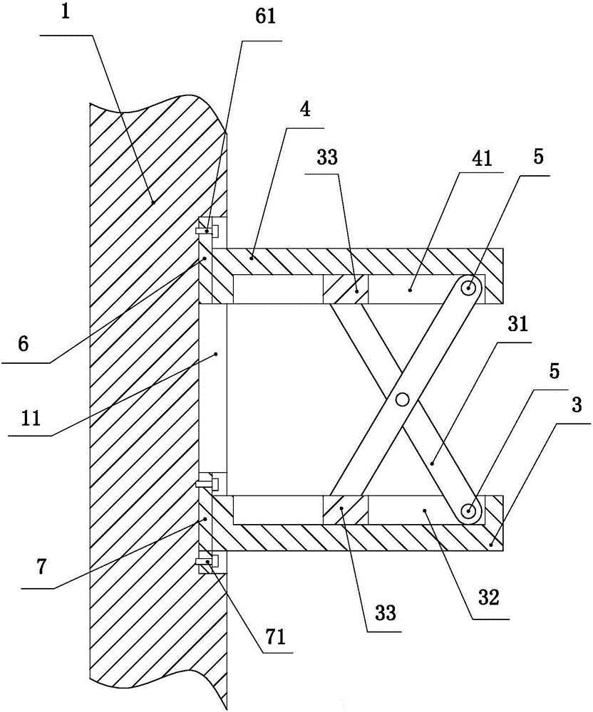 Auxiliary cabinet mounting rack