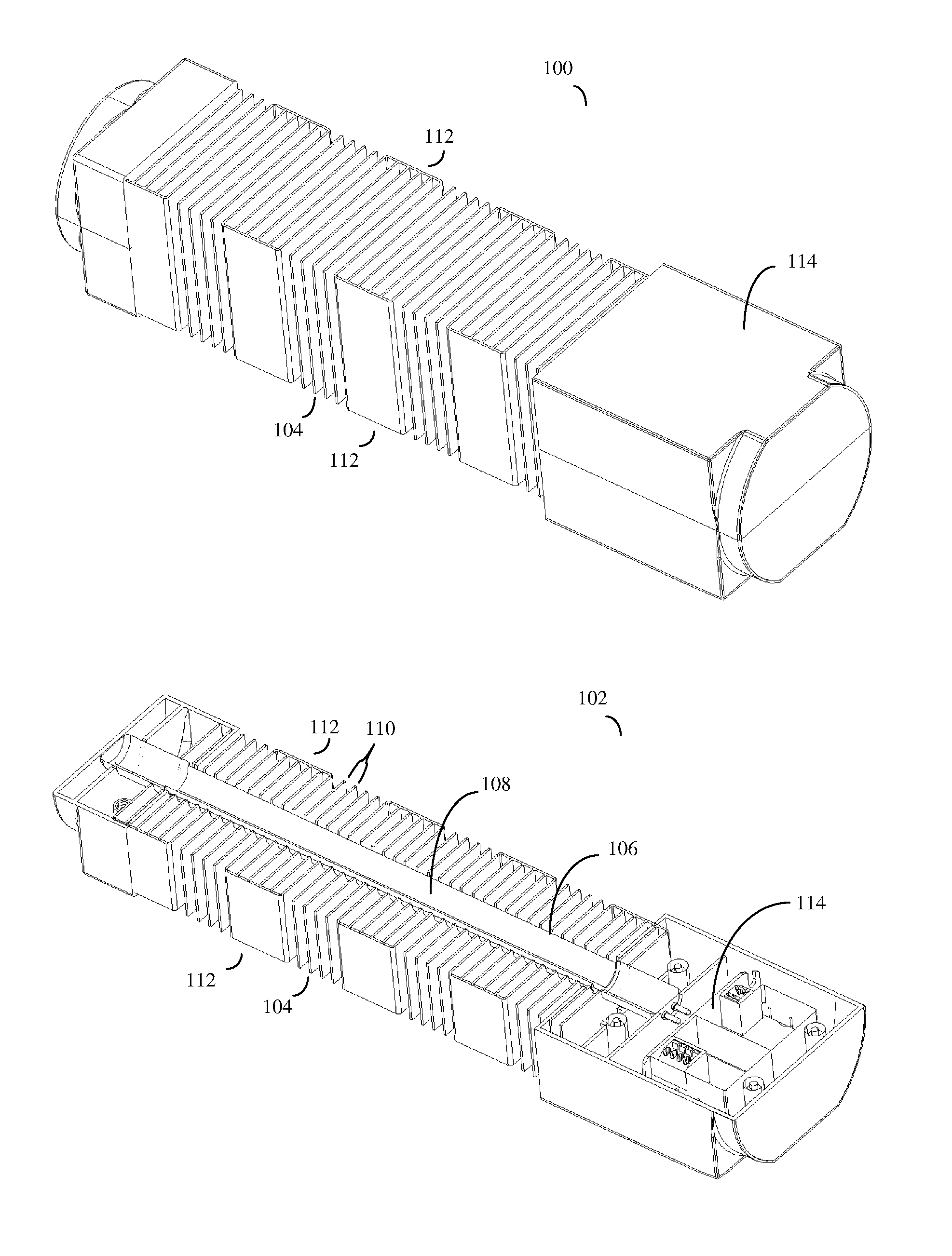 Unitized photocatalytic air sterilization device