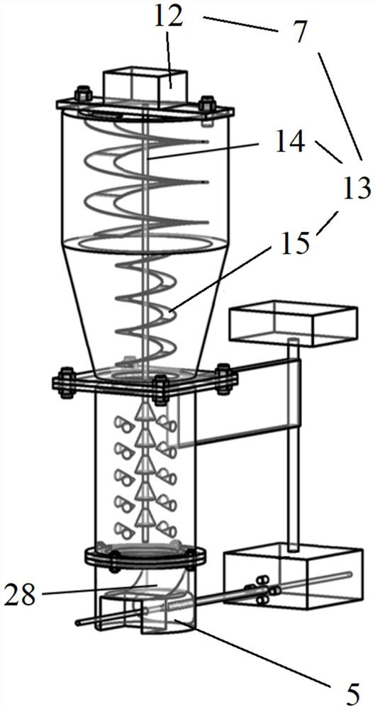 3D concrete printing device and method for building automatic reinforcement