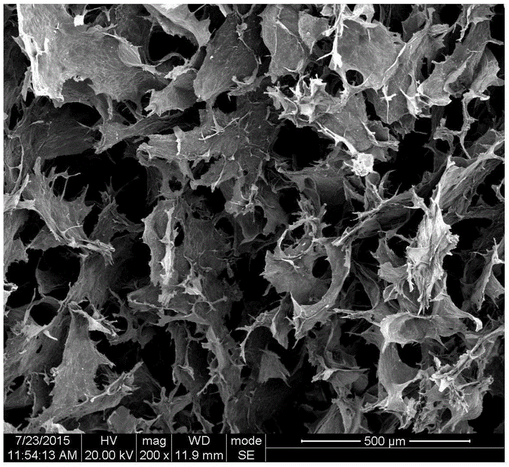 Preparation method for oxidized graphene-poly-dopamine composite aerogel