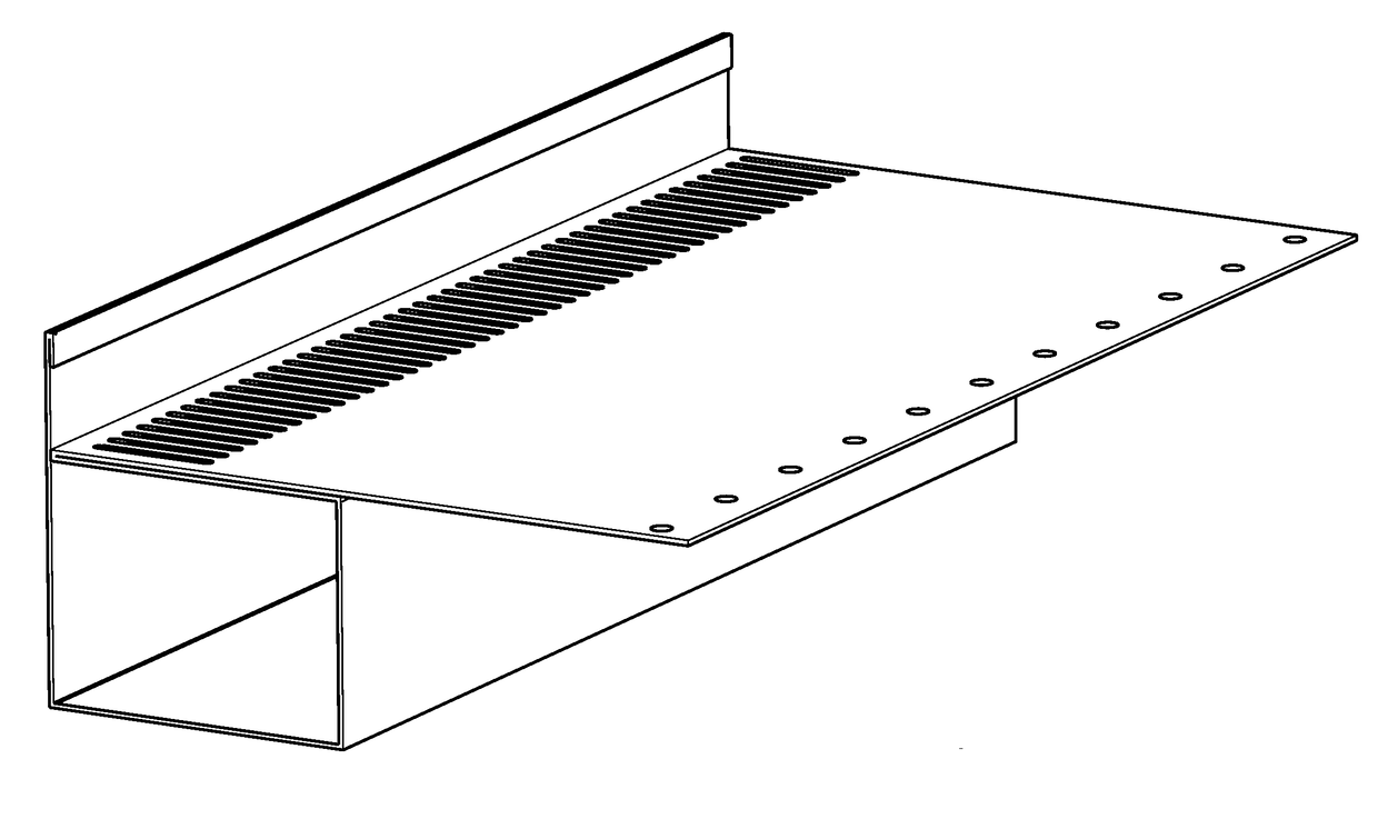 Edge Flashing for Roofs with Functional Surface Materials