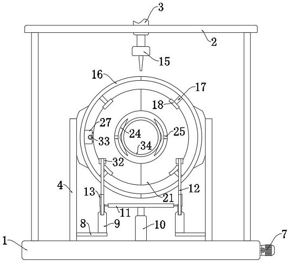 Center-adjustable connecting clamp for stainless steel pipeline welding connection