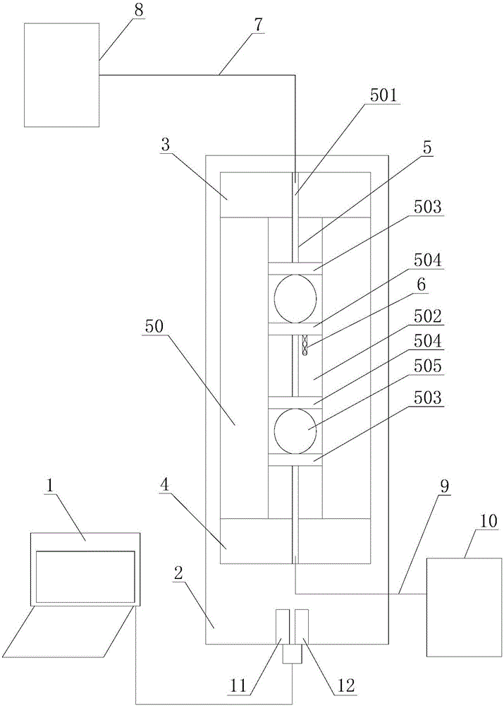 Method for visually analyzing crack propagation under hydraulic fracturing effect