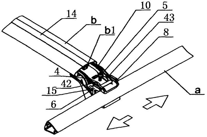 Roof luggage rack for automobile