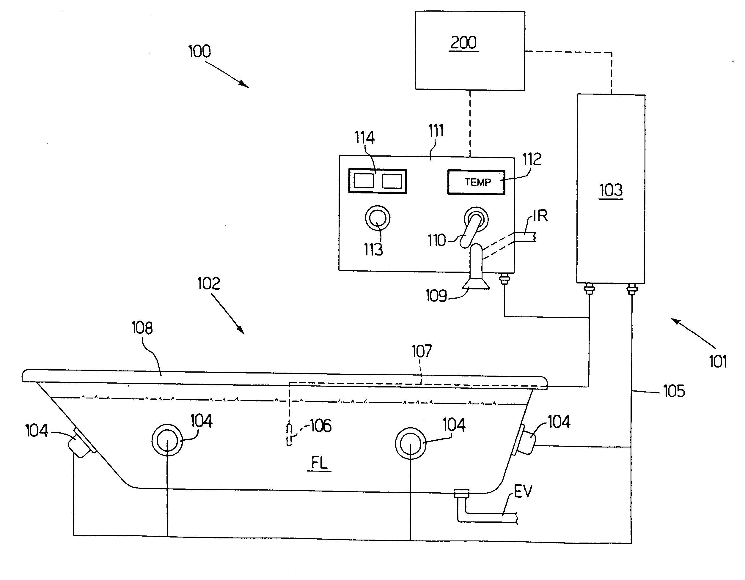 Cosmetic treatment and relative apparatus