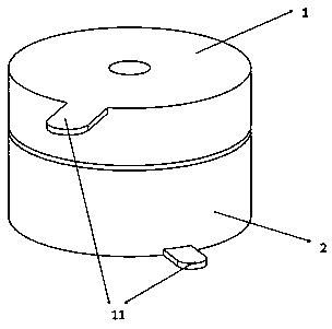 Simulated battery device for in-situ detection of gas production of solid-state battery