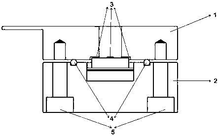 Simulated battery device for in-situ detection of gas production of solid-state battery