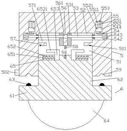 Stabilized LED illuminating lamp device