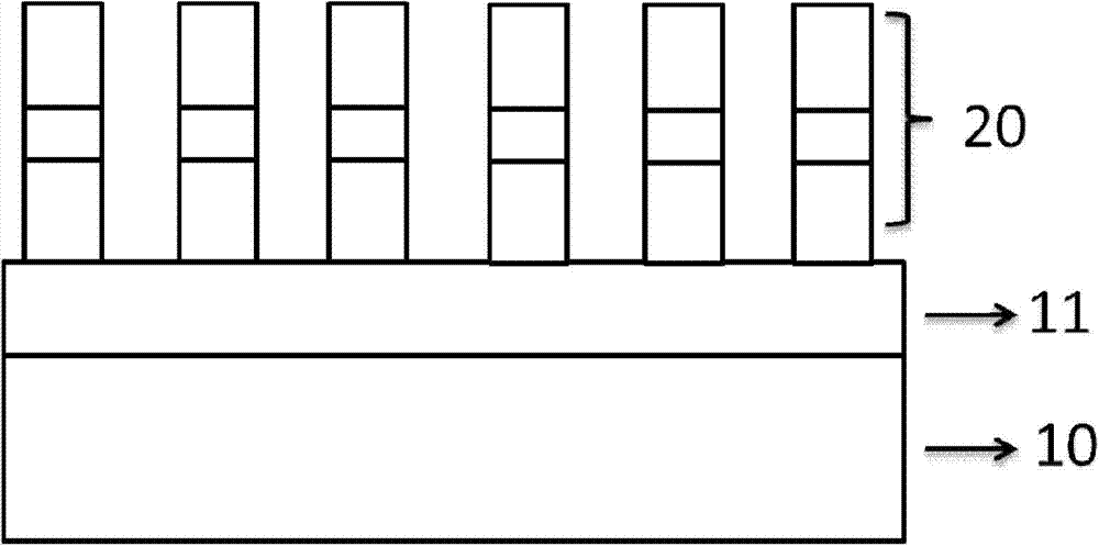 Manufacturing method of stress sensor based on nanorod diode piezoelectric effect