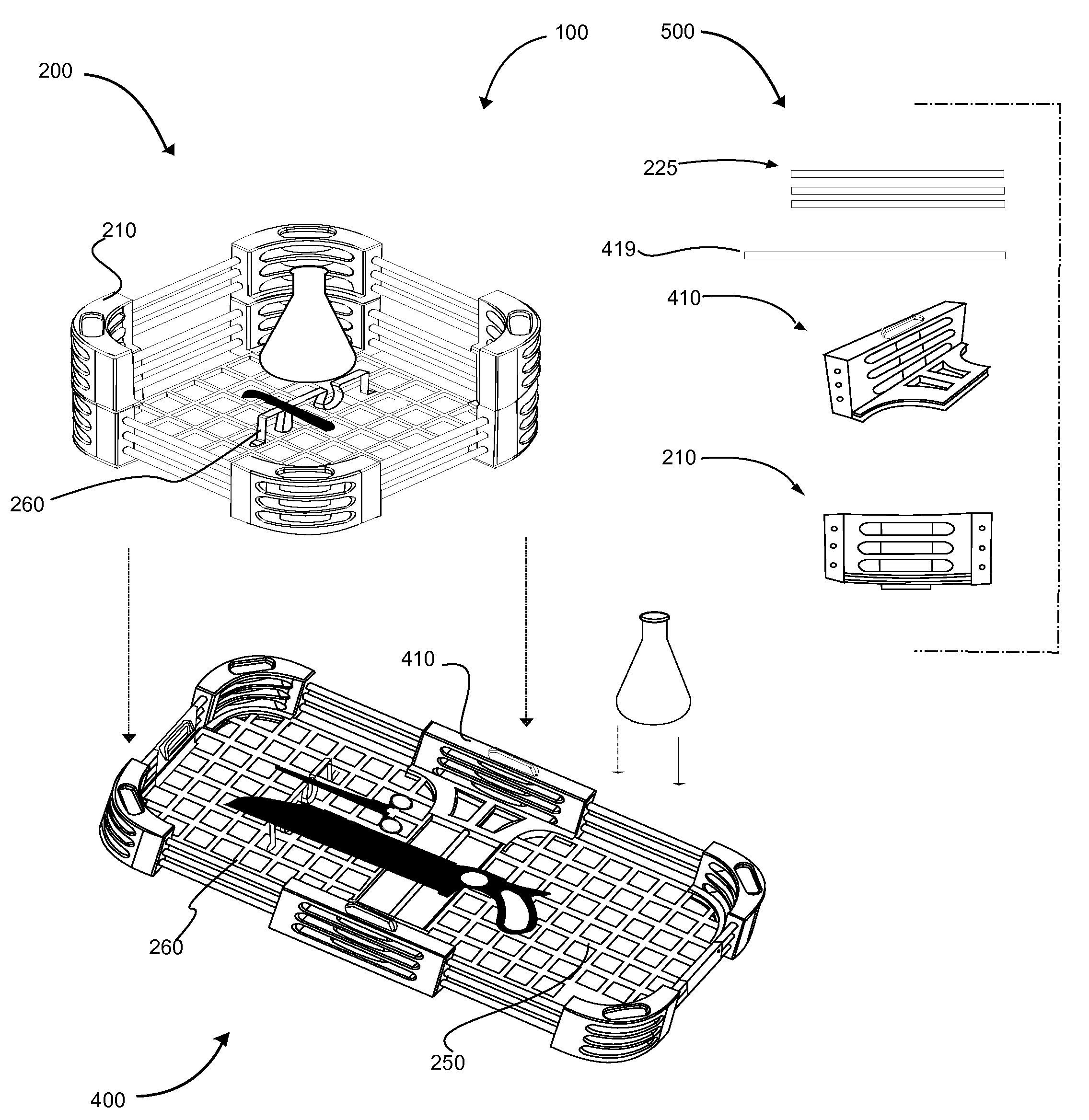 Modular Sanitation Tray Systems