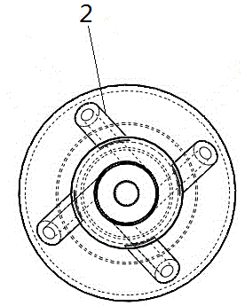 Integrated rotary cavitating jet nozzle