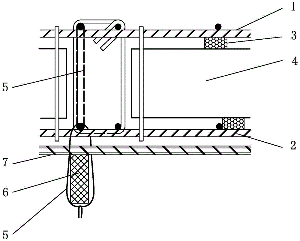 Construction method of box-type cast-in-place concrete hollow floor