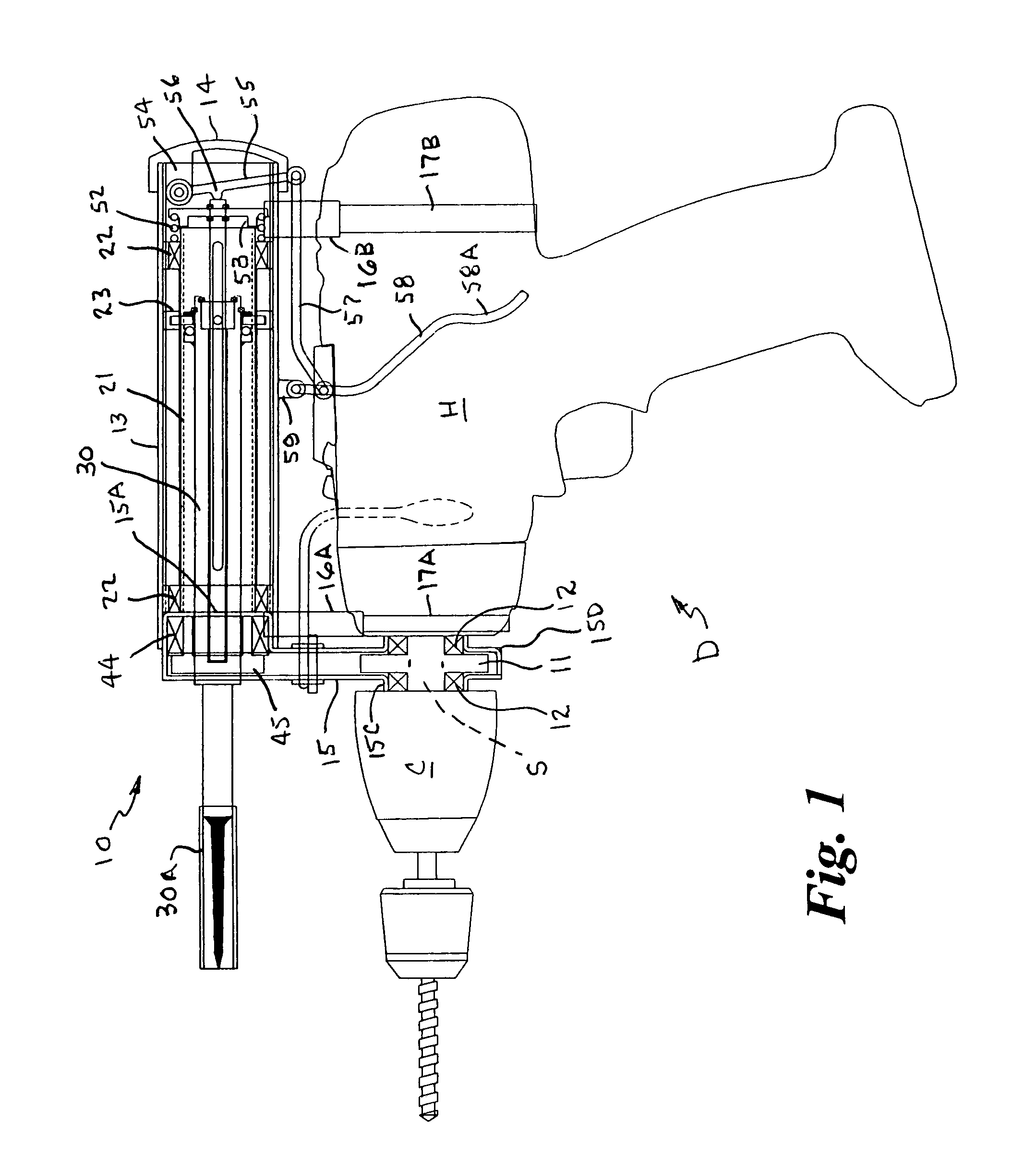 Auxiliary rotary tool drive for hand-held power tools