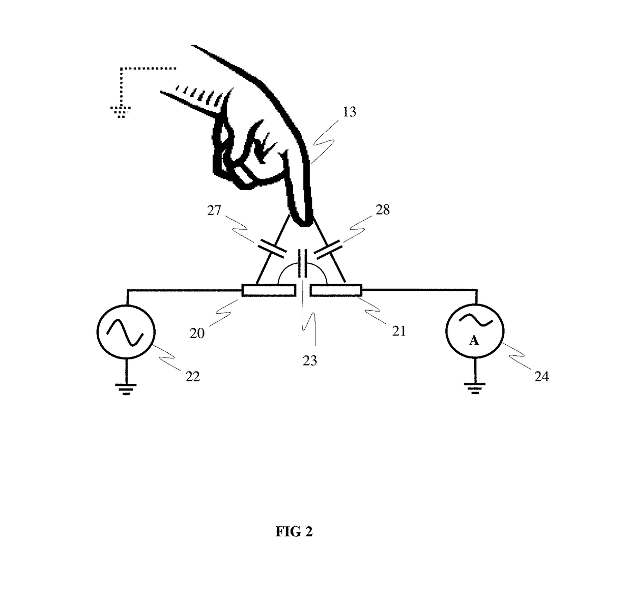 Capacitive touch panel with balanced parallel driving