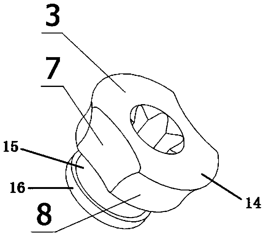 Lumbosacral anterior plate fixing device