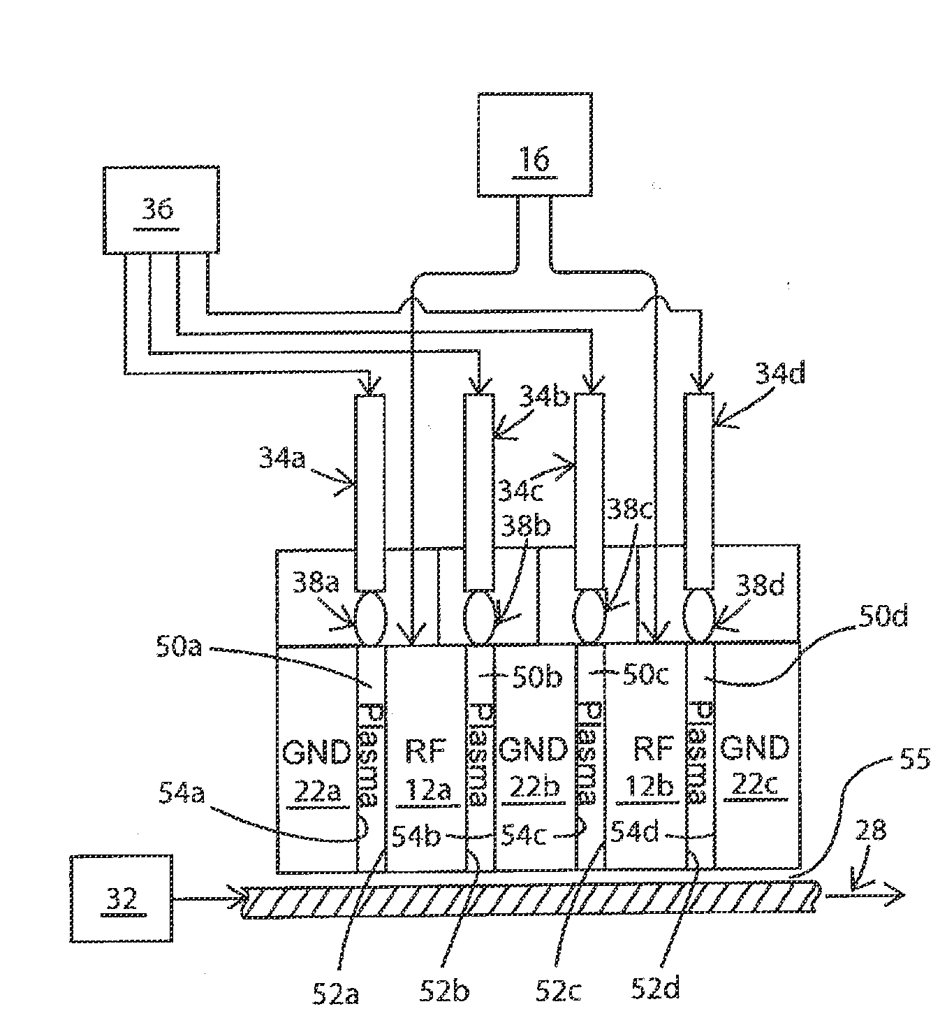 Atmospheric-pressure plasma processing method