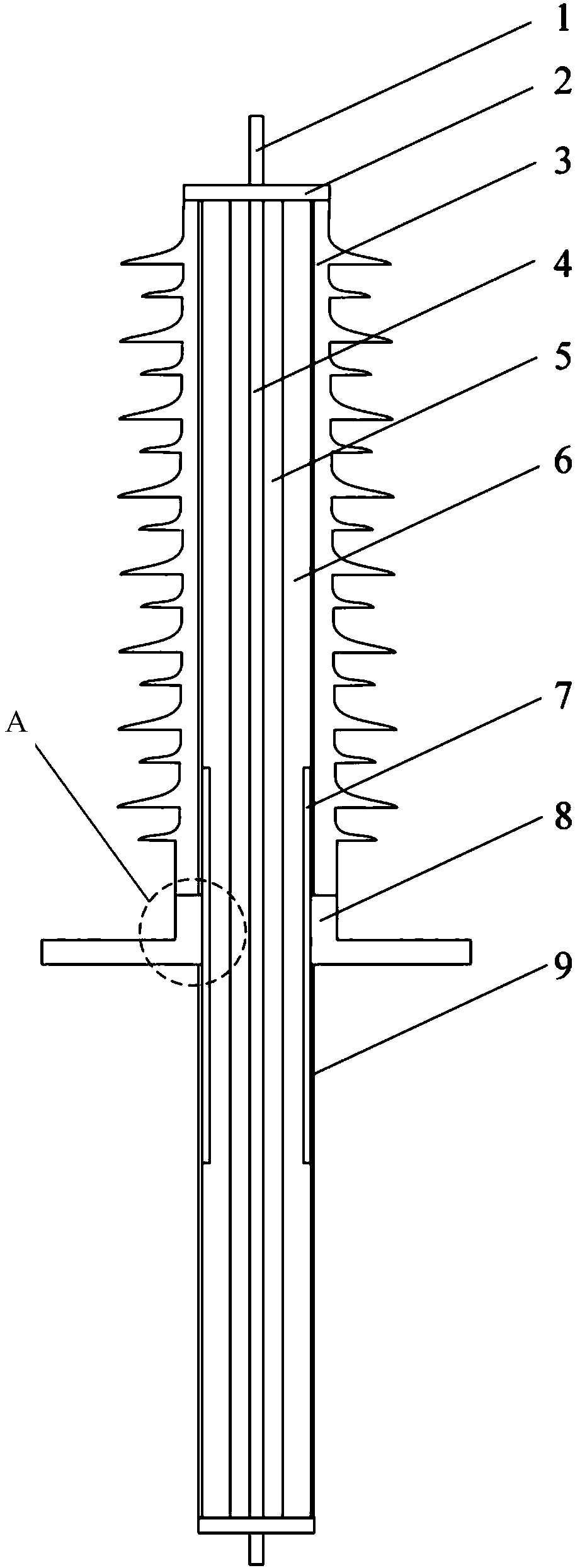 Equipment outlet casing adapting electrical conductivity adaptive control composite