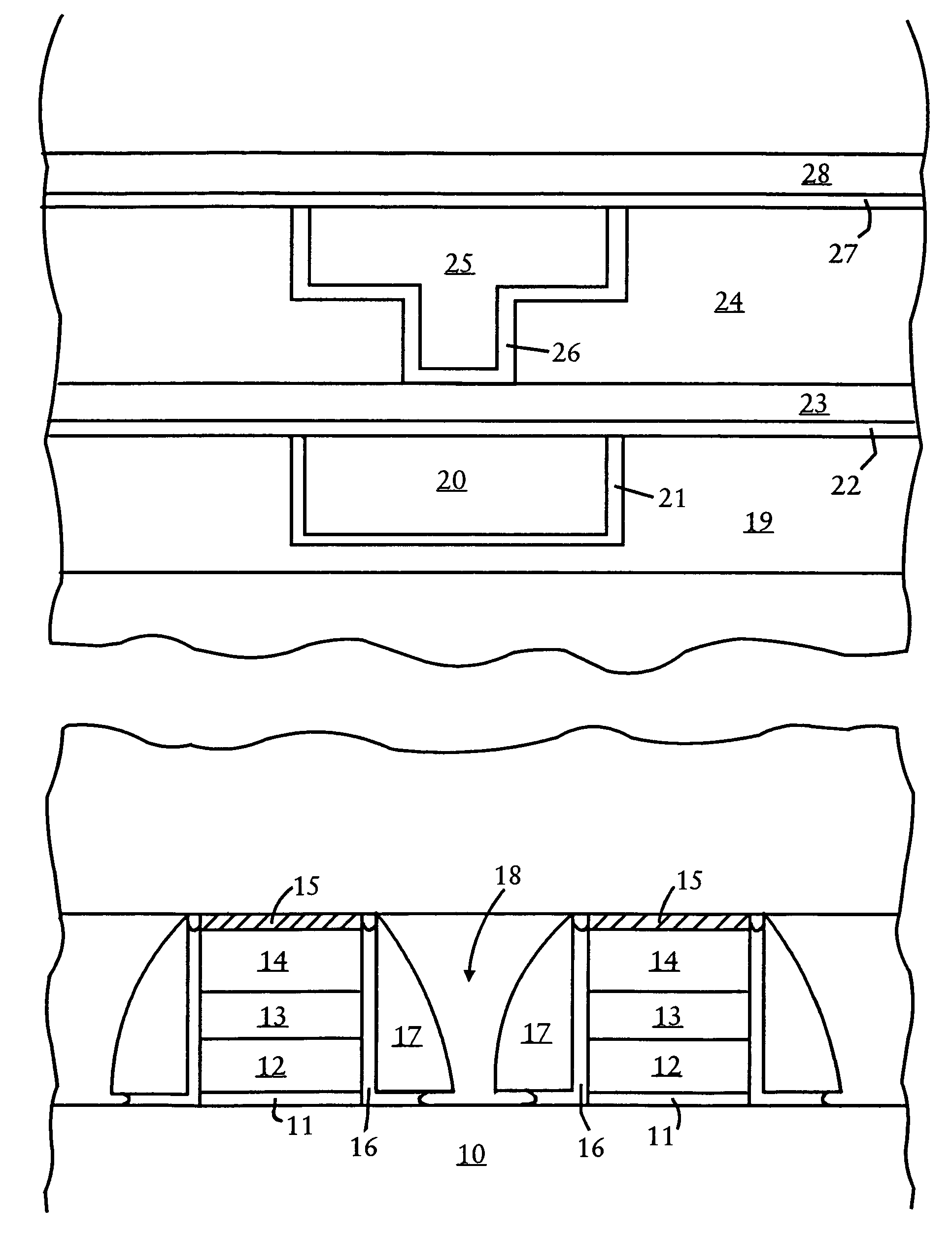 Semiconductor devices with copper interconnects and composite silicon nitride capping layers