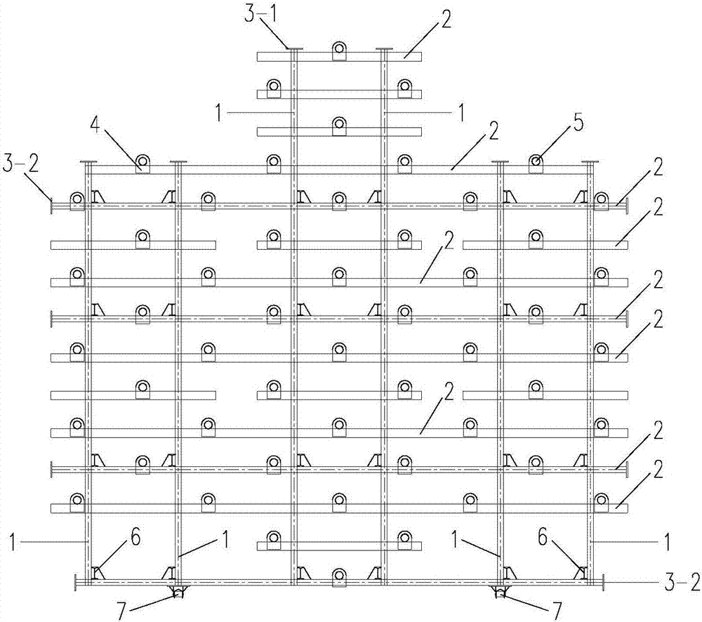 Construction method for locating bracket of tunnel anchorage prestressed system