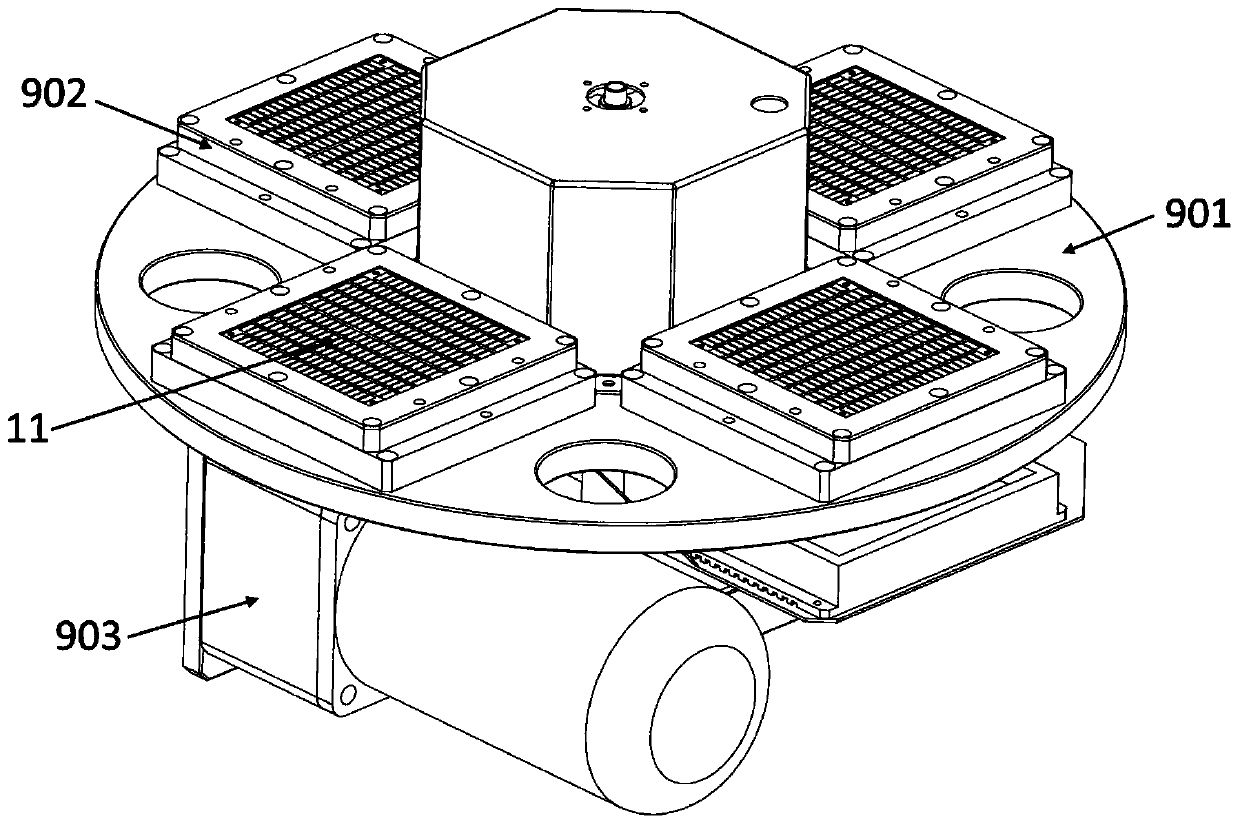 Visual detection robot for flexible circuit board and transmission method of visual detection robot